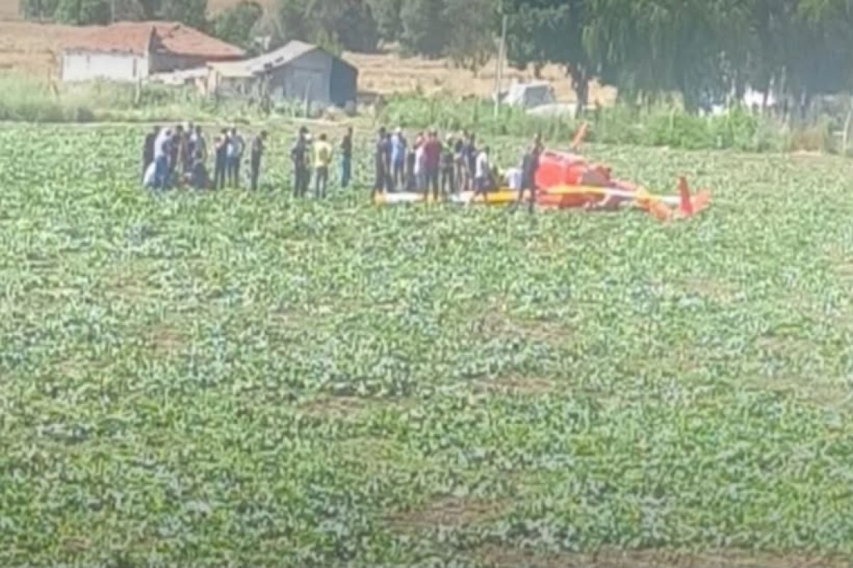 Ankarada təlim helikopteri qəzaya uğrayıb, yaralılar var