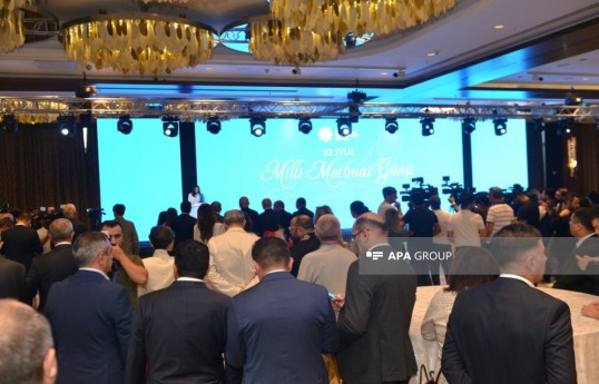 MEDİA-nın təşkilatçılığı ilə 22 iyul - Milli Mətbuat Gününə həsr olunan tədbir keçirilib - FOTO 