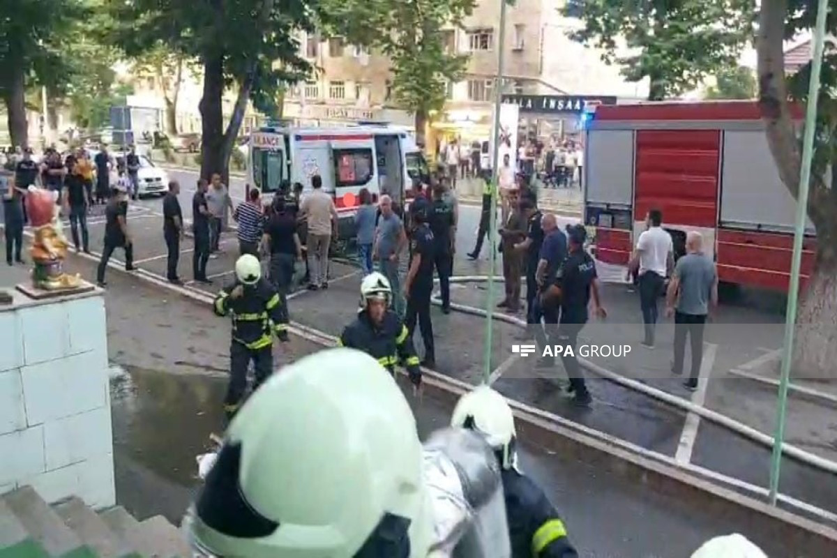 Fire in cafe in Azerbaijan’s Khankendi injured two