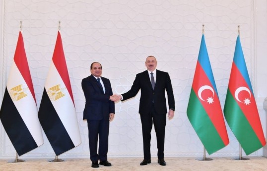 Misir Prezidenti Əbdülfəttah əs-Sisi, Azərbaycan Prezidenti İlham Əliyev