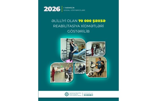 Altı ayda əlilliyi olan 70 min şəxsə reabilitasiya xidmətləri göstərilib
