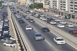 Bakıda 23 istiqamətdə sıxlıq var - FOTO 
