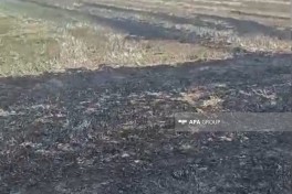 Ağdamda keçmiş təmas xəttində yanğın davam edir - FOTO  - VİDEO  - YENİLƏNİB-1 