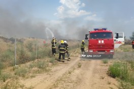 Ağdamda keçmiş təmas xəttində yanğın davam edir - FOTO  - VİDEO  - YENİLƏNİB-1 