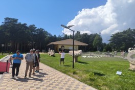 Azərbaycanlı jurnalistlər Qırğızıstanda “Rux Ordo” Mədəniyyət Mərkəzində olublar - FOTO 