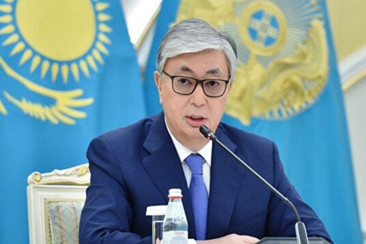 Kazakh President Kassym-Jomart Tokayev