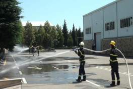 FHN-in Dövlət Yanğından Mühafizə Xidməti yanğın-taktiki təlim keçirib - FOTO  - VİDEO 