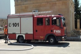 FHN-in Dövlət Yanğından Mühafizə Xidməti yanğın-taktiki təlim keçirib - FOTO  - VİDEO 
