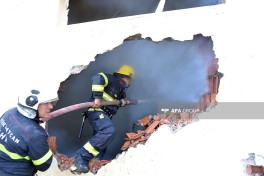 Binəqədi-Novxanı-Mehdiabad yolunda obyektdə yanğın məhdudlaşdırılıb - YENİLƏNİB-1  - FOTO  - VİDEO 