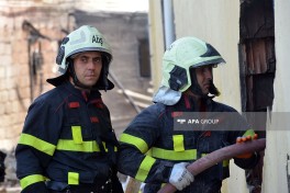 Binəqədi-Novxanı-Mehdiabad yolunda obyektdə yanğın məhdudlaşdırılıb - YENİLƏNİB-2  - FOTO  - VİDEO 