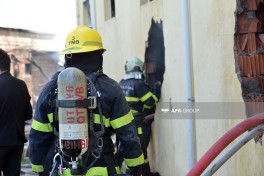 Binəqədi-Novxanı-Mehdiabad yolunda obyektdə yanğın məhdudlaşdırılıb - YENİLƏNİB-2  - FOTO  - VİDEO 