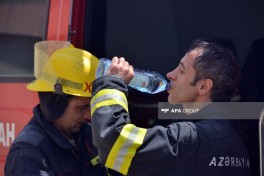 Binəqədi-Novxanı-Mehdiabad yolunda obyektdə yanğın məhdudlaşdırılıb - YENİLƏNİB-2  - FOTO  - VİDEO 