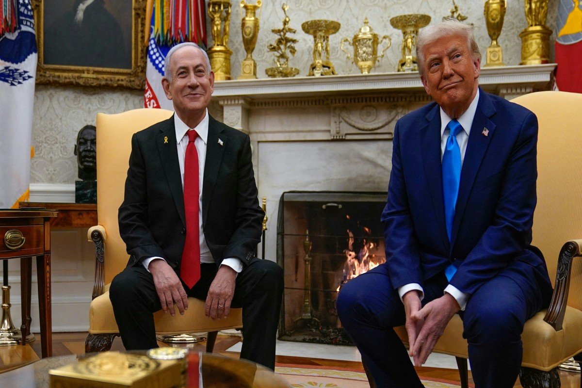 İsrailin Baş naziri Benyamin Netanyahu və ABŞ Prezidenti Donald Tramp