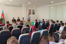 Fövqəladə hallarda davranış qaydaları ilə bağlı tədbirlər keçirilib