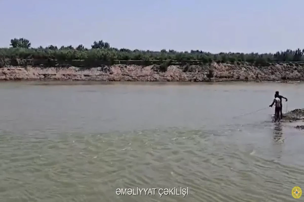 В реке Араз спасён 23-летний парень-<span class="red_color">ВИДЕО