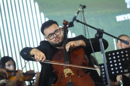 XV Qəbələ Beynəlxalq Musiqi Festivalının açılışı olub - FOTO 