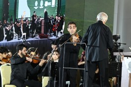 XV Qəbələ Beynəlxalq Musiqi Festivalının açılışı olub - FOTO 