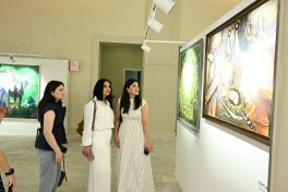 “GabalaFest” çərçivəsində ilk beynəlxalq incəsənət sərgisi açılıb - FOTO 
