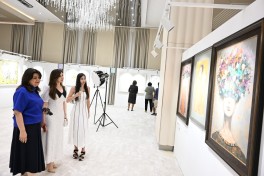 “GabalaFest” çərçivəsində ilk beynəlxalq incəsənət sərgisi açılıb - FOTO 