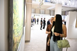 “GabalaFest” çərçivəsində ilk beynəlxalq incəsənət sərgisi açılıb - FOTO 