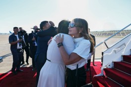 Prezident İlham Əliyev Qırğızıstana dövlət səfərinə gəlib
