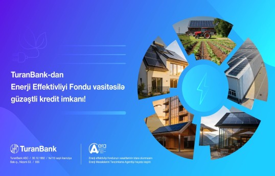 TuranBank Enerji Effektivliyi Fondu vasitəsilə güzəştli kreditlərin verilməsinə başlayıb
