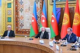 Çolpon-Ata şəhərində prezidentlərin iştirakı ilə Azərbaycan və Qırğızıstan Dövlətlərarası Şurasının 3-cü iclası keçirilib - YENİLƏNİB  - FOTO 