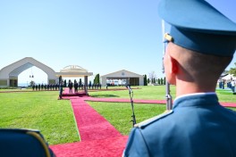 Prezident İlham Əliyevin Çolpon-Ata şəhərində rəsmi qarşılanma mərasimi olub - FOTO 