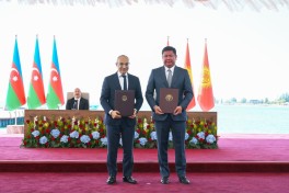 Azərbaycan və Qırğızıstan arasında sənədlərin mübadiləsi olub - YENİLƏNİB  - FOTO 
