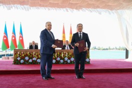 Azərbaycan və Qırğızıstan arasında sənədlərin mübadiləsi olub - YENİLƏNİB  - FOTO 