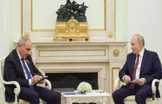 Ermənistan Baş naziri Nikol Paşinyan, Rusiya Prezidenti Vladimir Putin