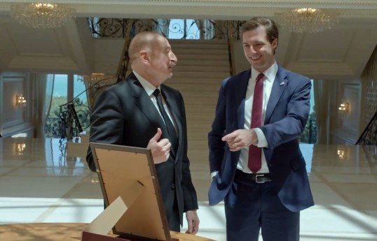 Prezident İlham Əliyev, ABŞ dövlət katibinin köməkçisi Kaleb Orr