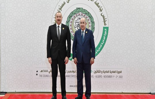 Azərbaycan Prezidenti İlham Əliyev, Əlcəzair Prezidenti Abdelmacid Tebbun