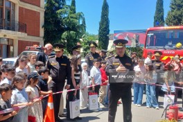 FHN Gəncədə 1 iyun – Uşaqların Beynəlxalq Müdafiəsi Günü münasibətilə açıq qapı günü keçirib