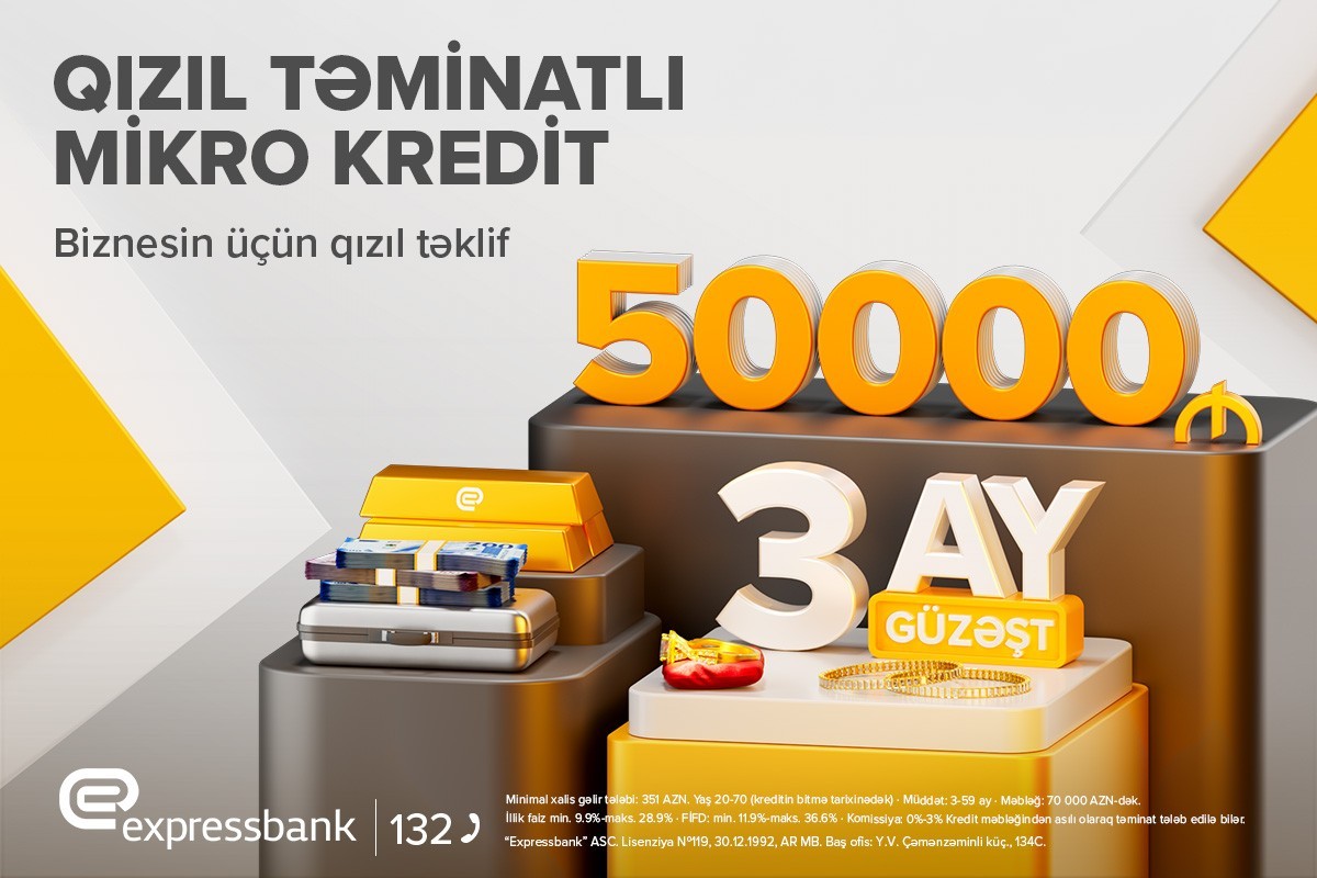 Expressbankdan sahibkarlar üçün  - YENİ MƏHSUL 