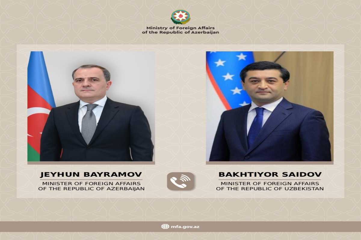 Azərbaycan və Özbəkistan XİN rəhbərləri regional məsələləri müzakirə edib