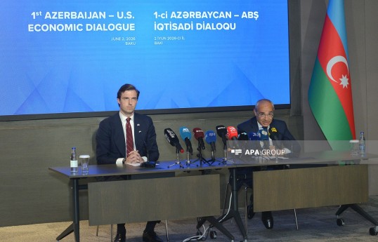Bakıda birinci Azərbaycan-ABŞ İqtisadi Dialoqu keçirilib, protokol imzalanıb - YENİLƏNİB 