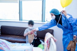 “Avromed” Milli Hematologiya Mərkəzi və Talassemiya Bölməsində uşaqları ziyarət edib - FOTO 