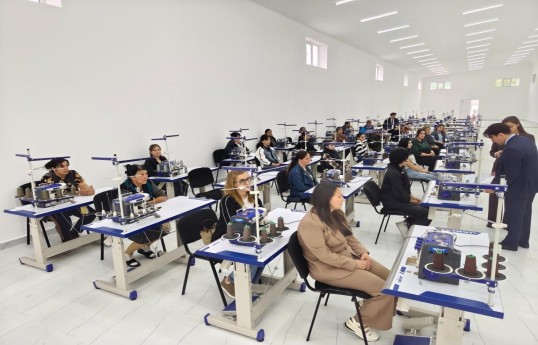 Xocalıdakı “Qarabağ Tekstil Evi”ndə çalışacaq şəxslər üçün peşə kursları başlayıb