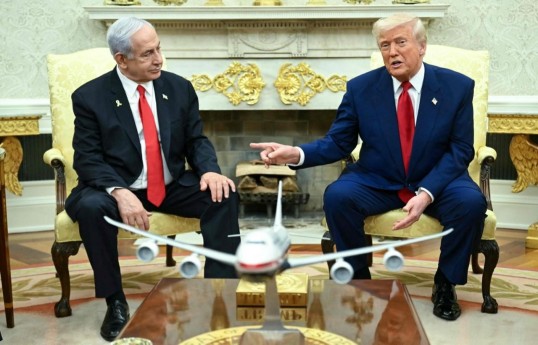 İsrailin Baş naziri Benyamin Netanyahu, ABŞ Prezidenti Donald Tramp