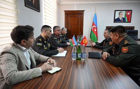 Hərbi təhlükəsizlik sahəsində Azərbaycan və Qırğızıstan nümayəndələrinin görüşü olub
