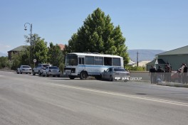 Naxçıvanda avtomobillə avtobus toqquşub, xəsarət alanlar var