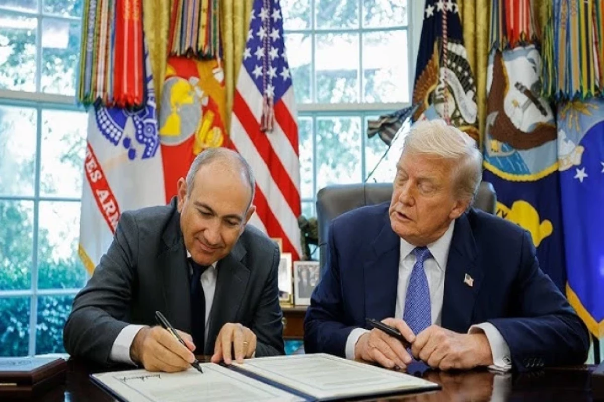 Ermənistan Baş naziri Nikol Paşinyan, ABŞ Prezidenti Donald Tramp