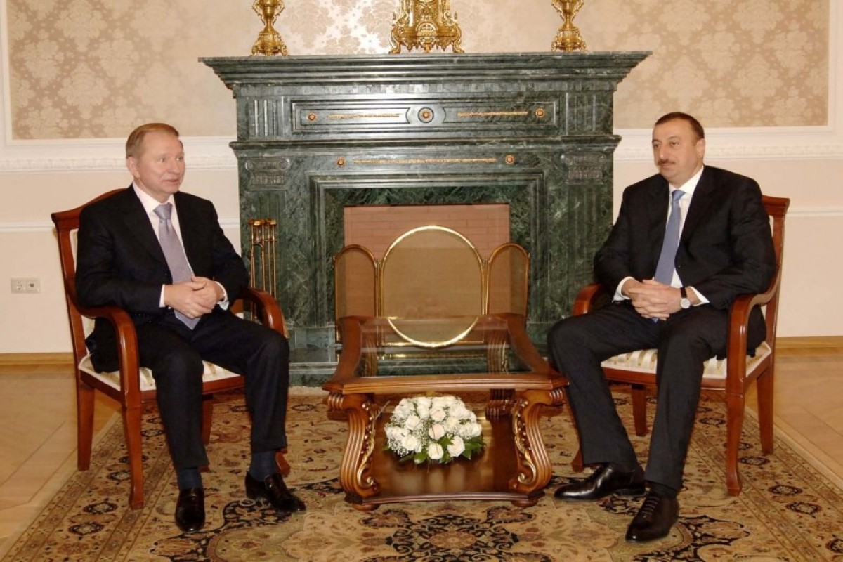 Leonid Kuçma, Prezident İlham Əliyev