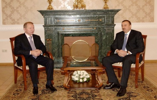 Leonid Kuçma, Prezident İlham Əliyev