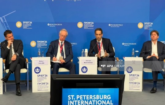 Sankt-Peterburqda Azərbaycan-Rusiya biznes dialoqu keçirilib