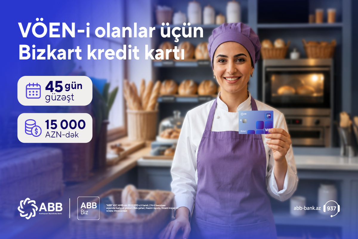 ABB-dən kiçik sahibkarlara böyük imkanlar  yaradan biznes kartı