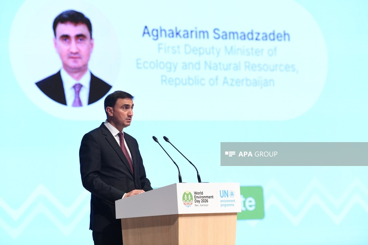 Ekologiya və təbii sərvətlər nazirinin birinci müavini Ağakərim Səmədzadə
