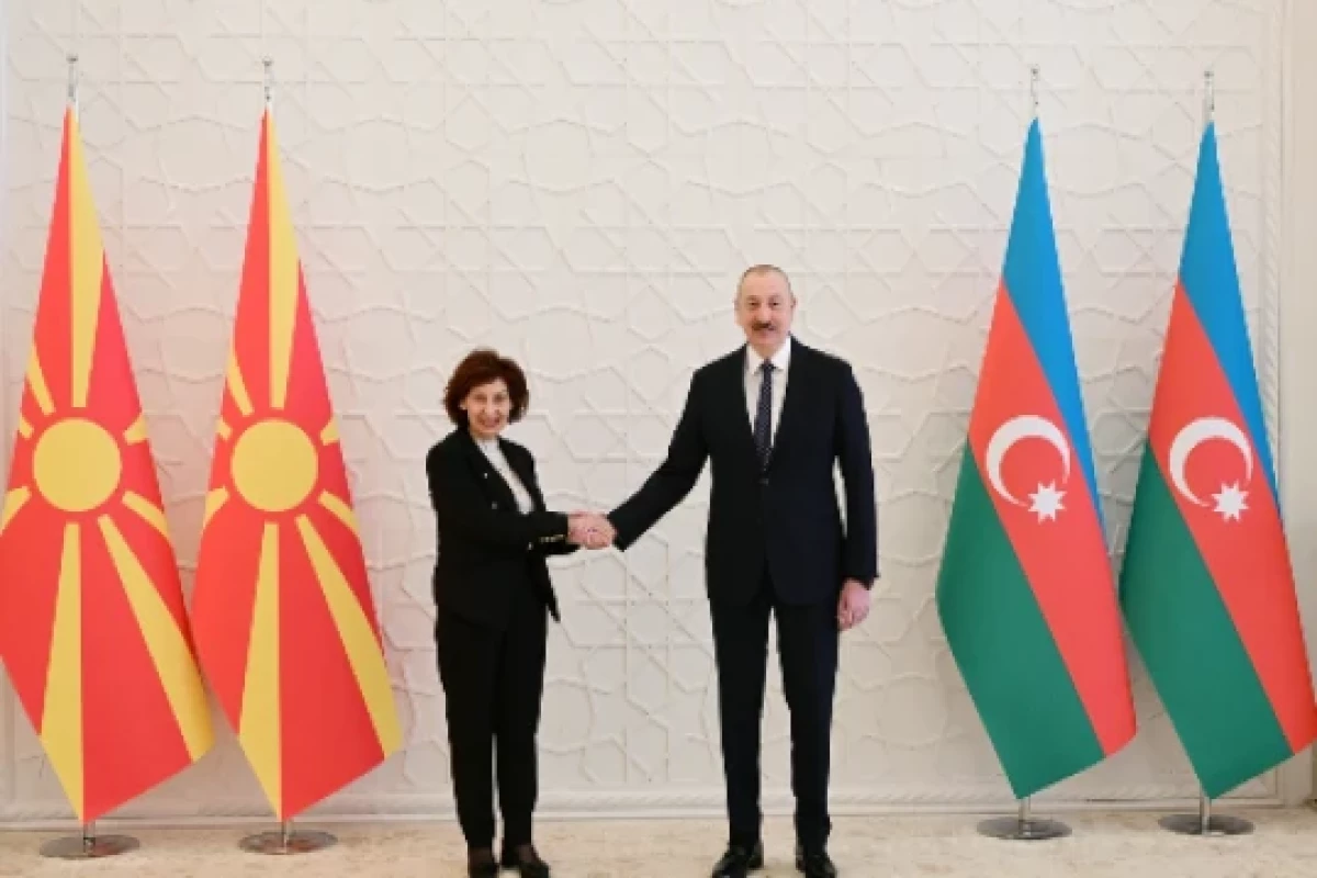 President of North Macedonia congratulates Azerbaijani leader on Independence Day