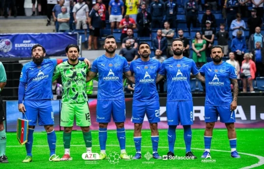 Avropa çempionu olan Azərbaycanın minifutbol yığması Vətənə qayıdıb